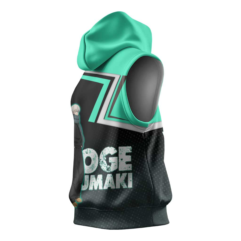 Toge Inumaki Sleeveless Hoodie Jujutsu Kaisen Winter Streetwear Aesthetic