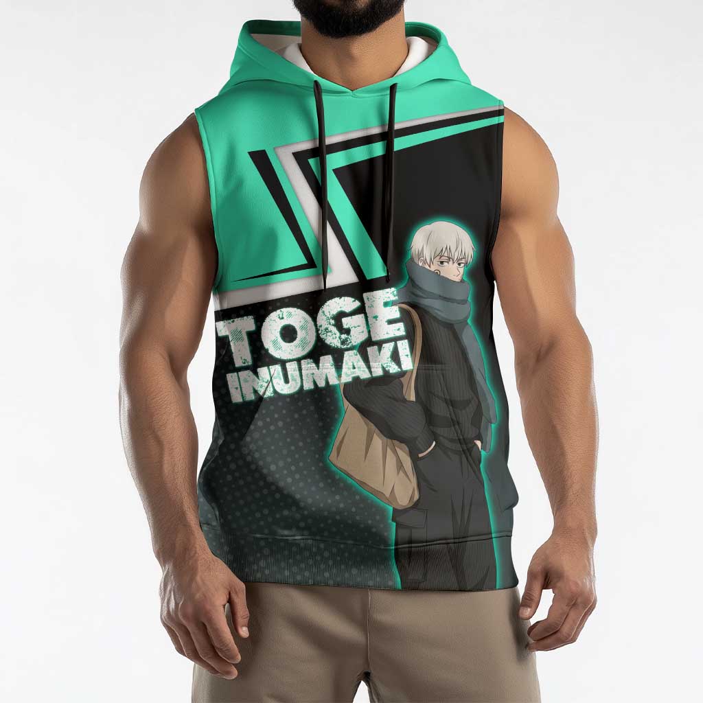 Toge Inumaki Sleeveless Hoodie Jujutsu Kaisen Winter Streetwear Aesthetic