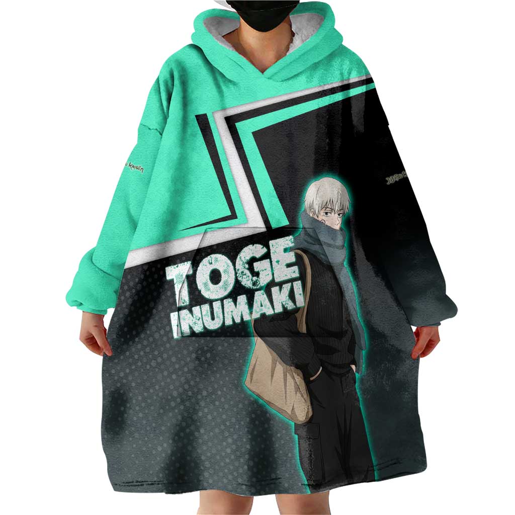 Toge Inumaki Wearable Blanket Hoodie Jujutsu Kaisen Winter Streetwear Aesthetic