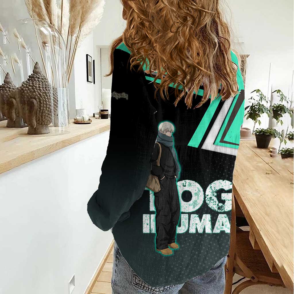 Toge Inumaki Women Casual Shirt Jujutsu Kaisen Winter Streetwear Aesthetic