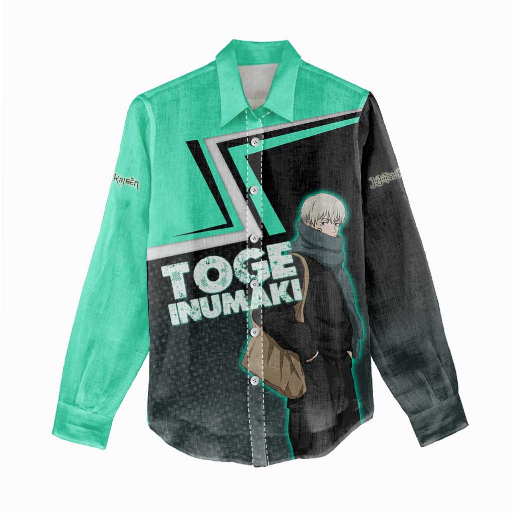 Toge Inumaki Women Casual Shirt Jujutsu Kaisen Winter Streetwear Aesthetic