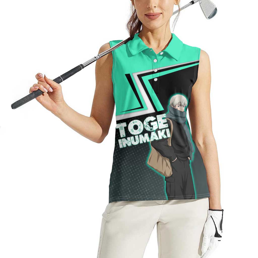 Toge Inumaki Women Sleeveless Polo Shirt Jujutsu Kaisen Winter Streetwear Aesthetic