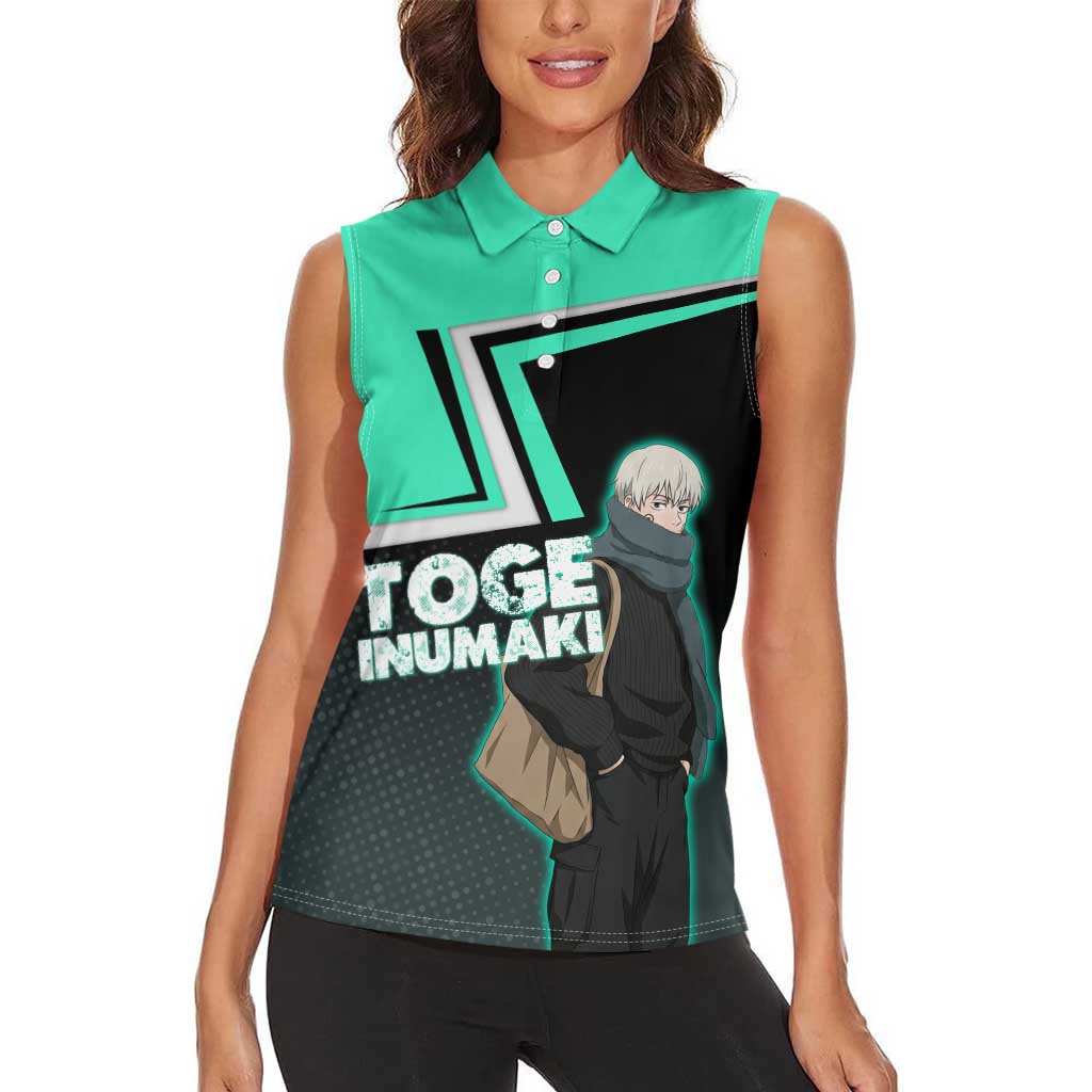 Toge Inumaki Women Sleeveless Polo Shirt Jujutsu Kaisen Winter Streetwear Aesthetic