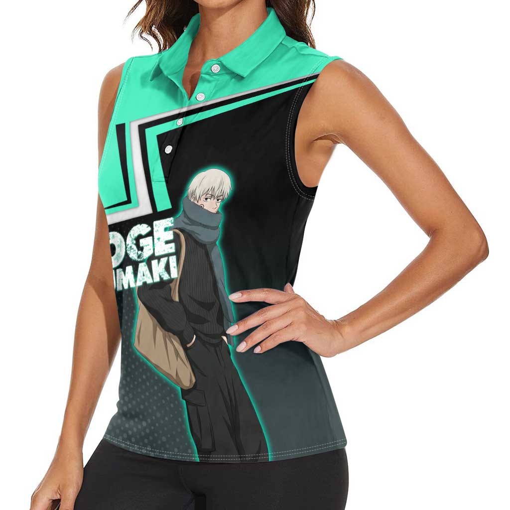 Toge Inumaki Women Sleeveless Polo Shirt Jujutsu Kaisen Winter Streetwear Aesthetic
