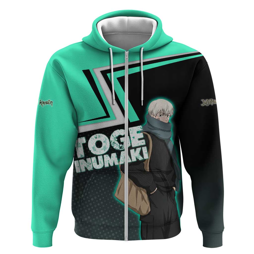 Toge Inumaki Zip Hoodie Jujutsu Kaisen Winter Streetwear Aesthetic