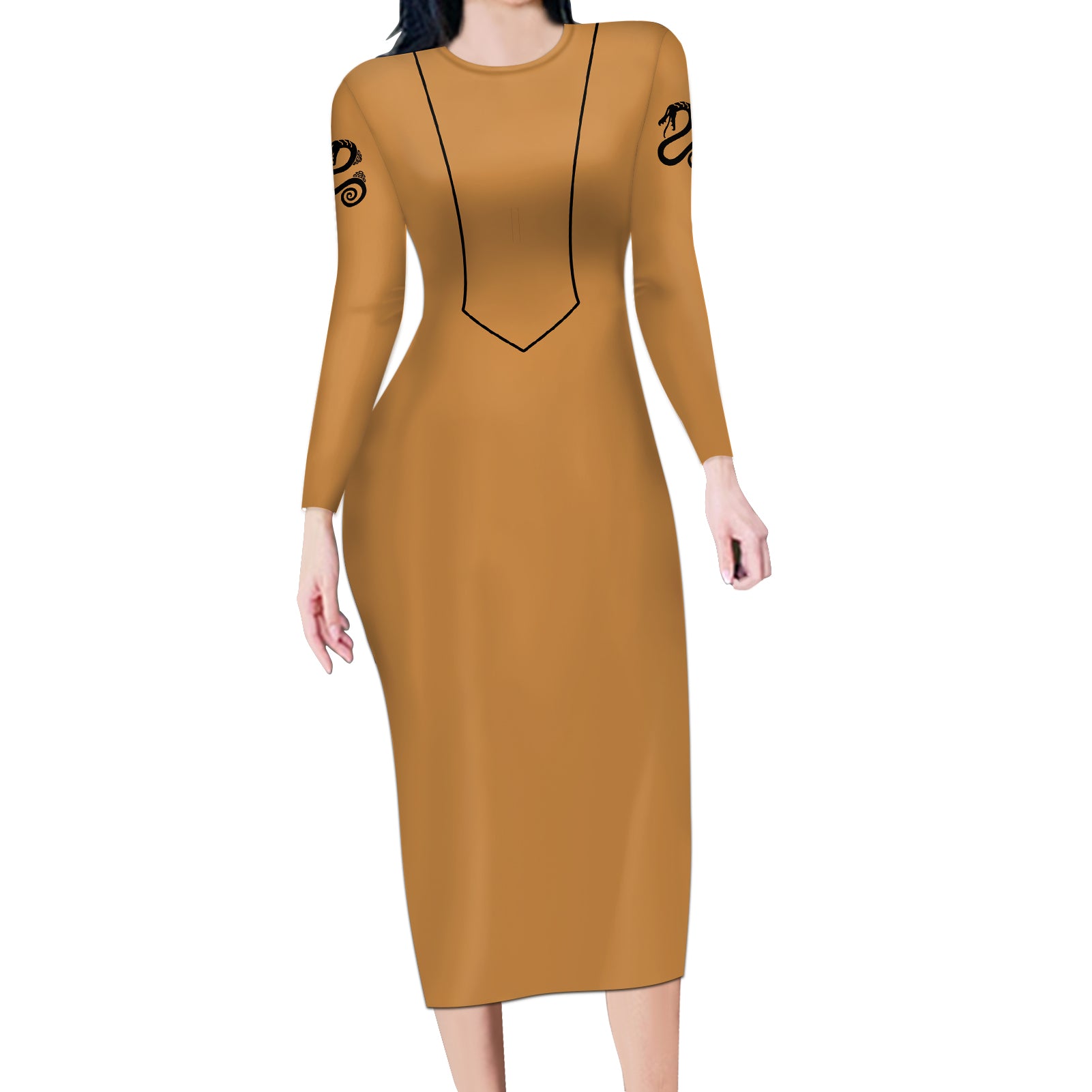 Diane - Seven Deadly Sins Long Sleeve Bodycon Dress