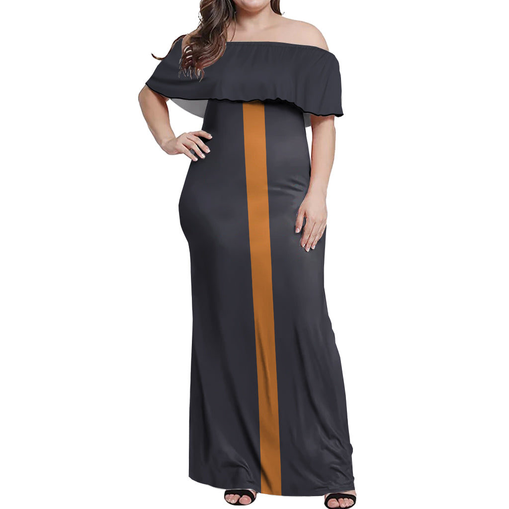 Natsu Dragneel Off Shoulder Maxi Dress