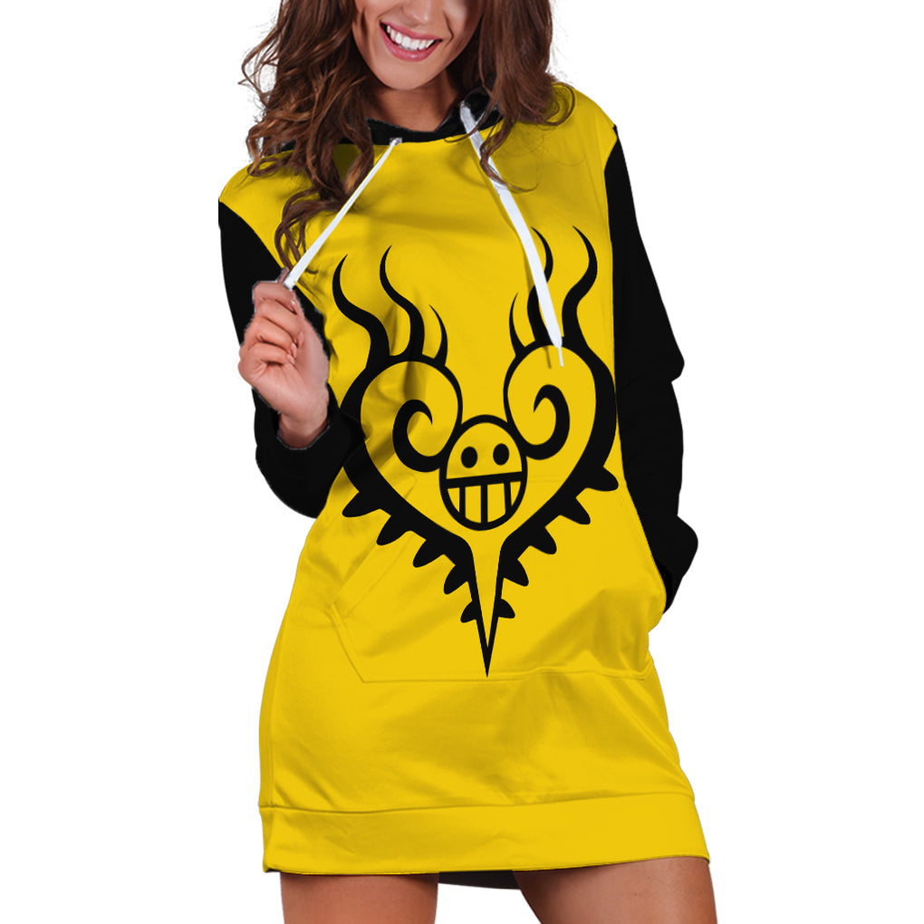 Trafalgar Law Surgeon of Death - One Piece Hoodie Dress