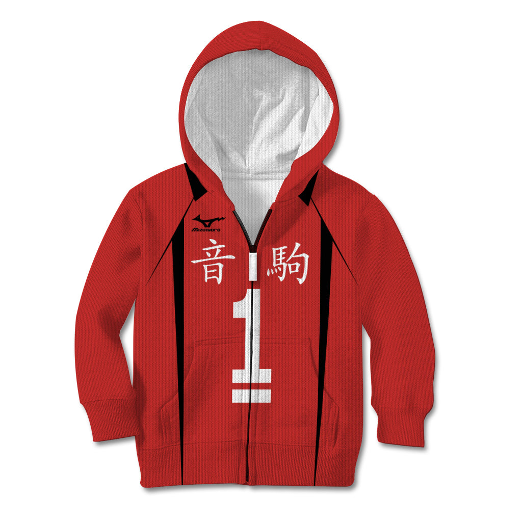 Nekoma Tetsuro Kuroo - Number 1 Uniform Anime Kid Hoodie