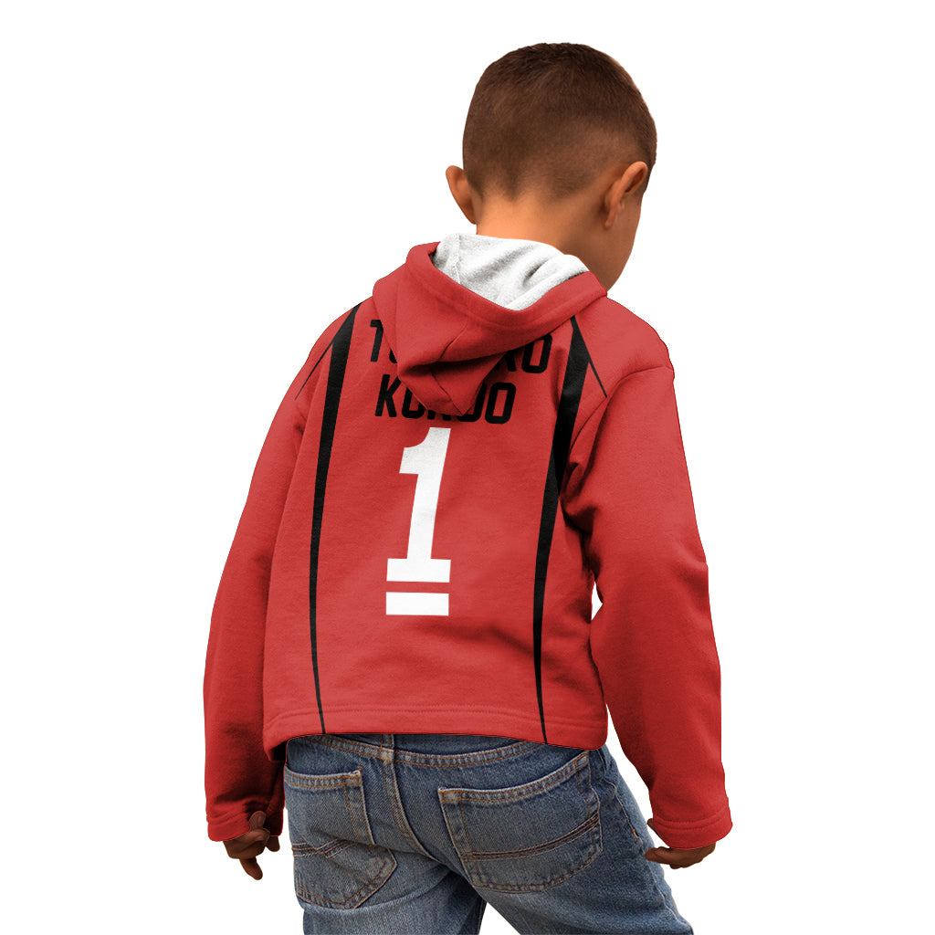 Nekoma Tetsuro Kuroo - Number 1 Uniform Anime Kid Hoodie
