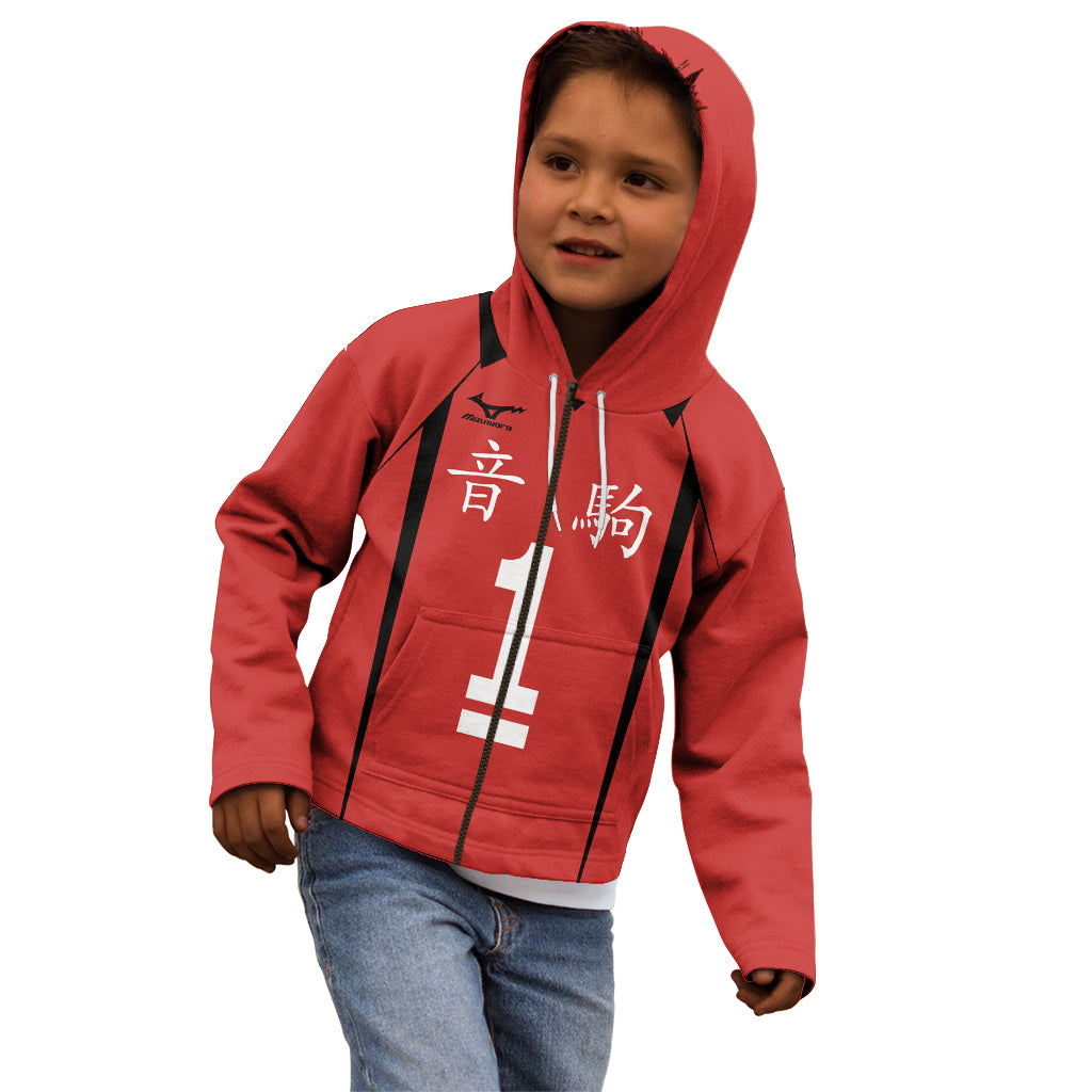 Nekoma Tetsuro Kuroo - Number 1 Uniform Anime Kid Hoodie