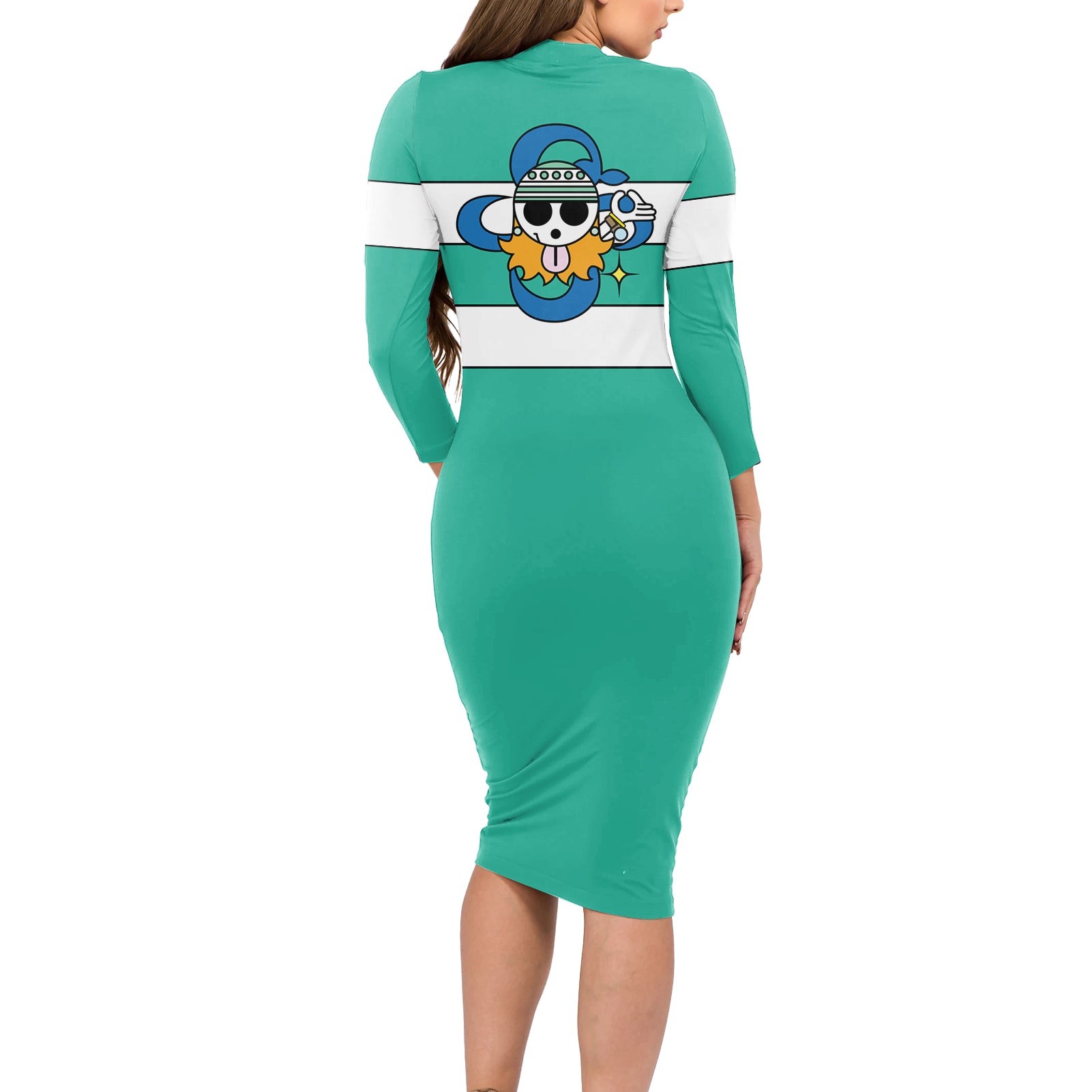 Nami - One Piece Long Sleeve Bodycon Dress