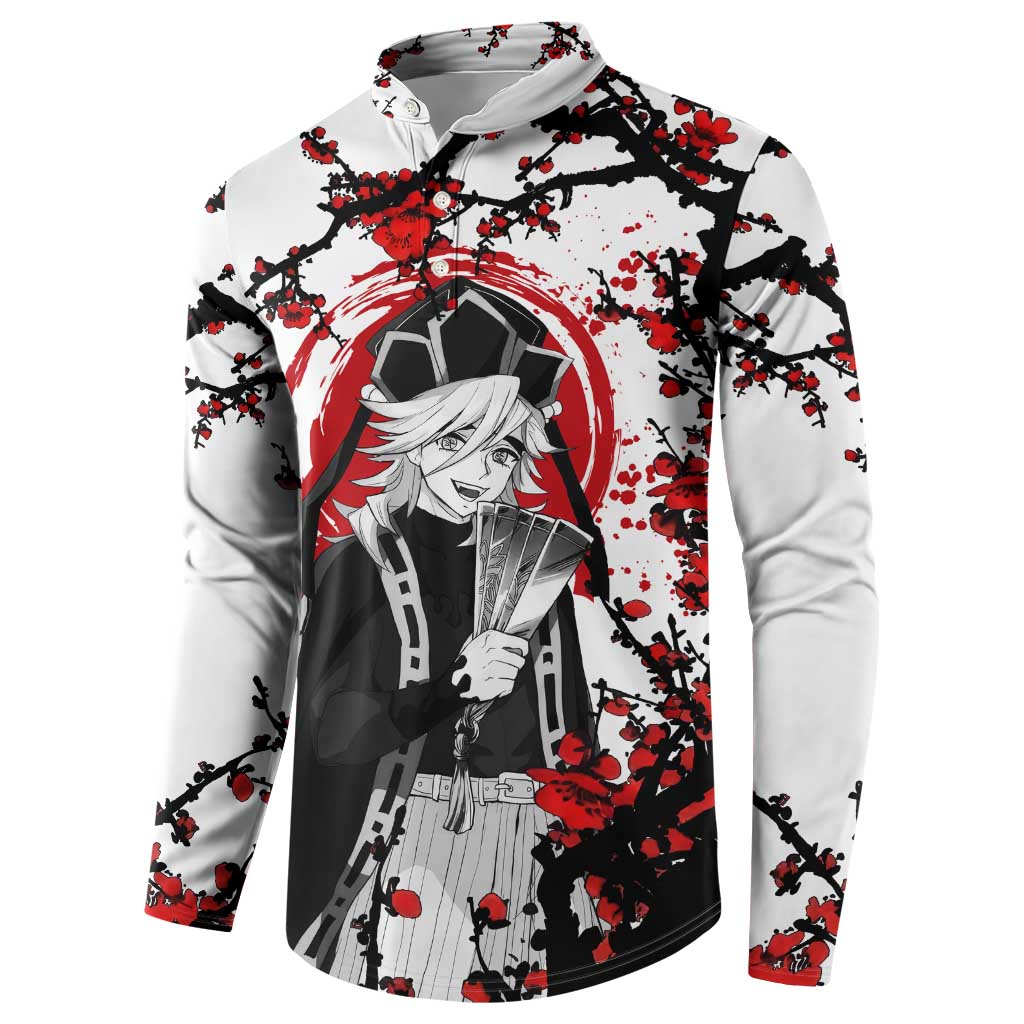 Doma - Demon Slayer Button Sweatshirt Anime Japan Style