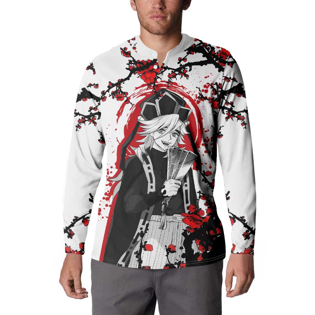 Doma - Demon Slayer Button Sweatshirt Anime Japan Style