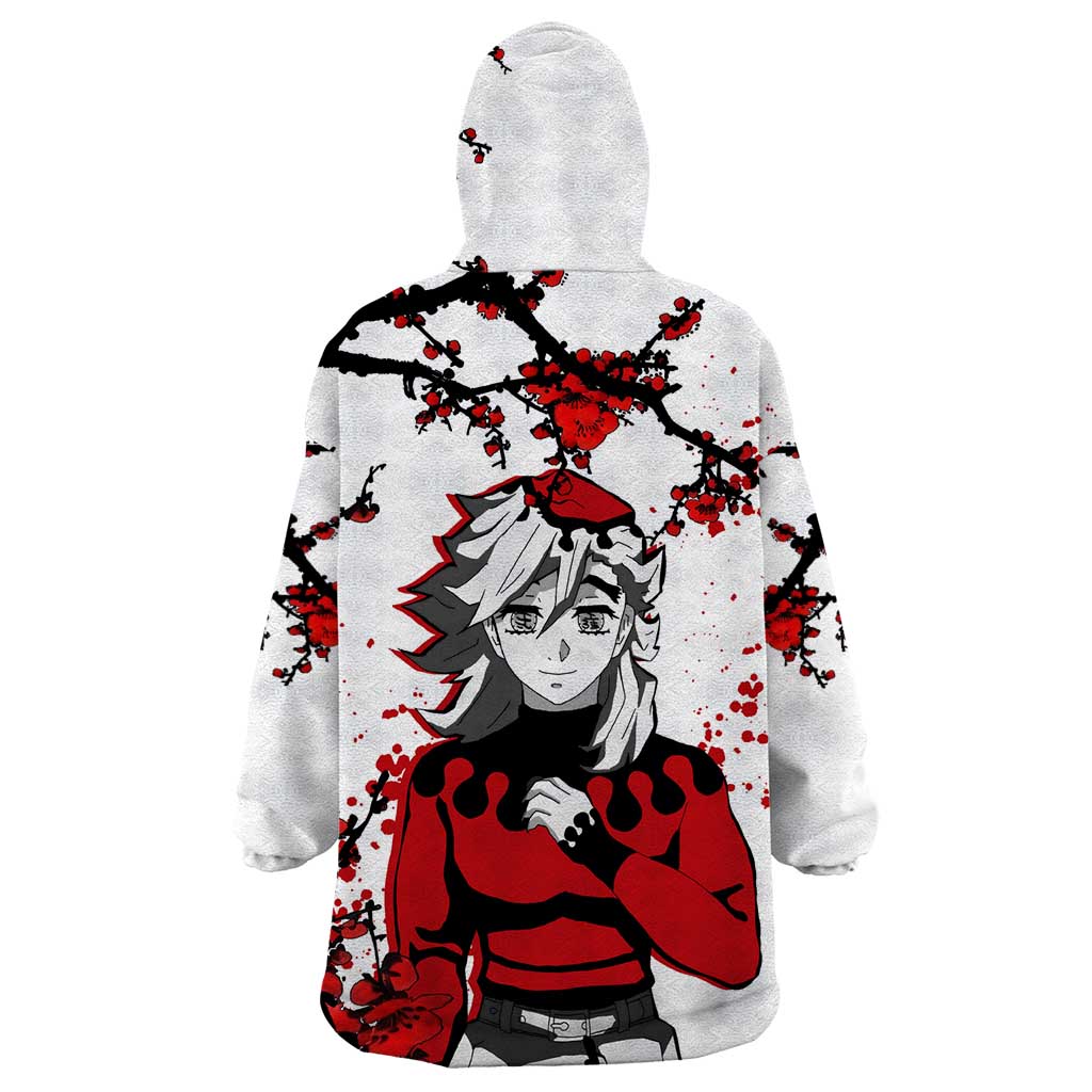Doma - Demon Slayer Wearable Blanket Hoodie Anime Japan Style