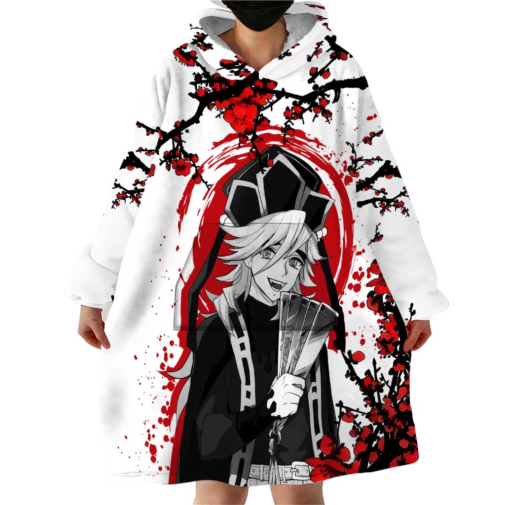 Doma - Demon Slayer Wearable Blanket Hoodie Anime Japan Style