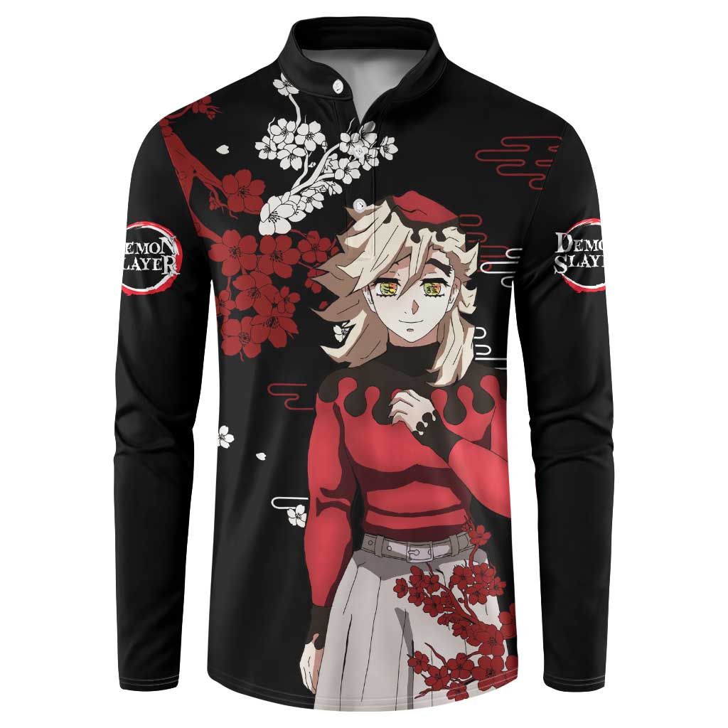 Doma - Demon Slayer Button Sweatshirt Anime Japan Style