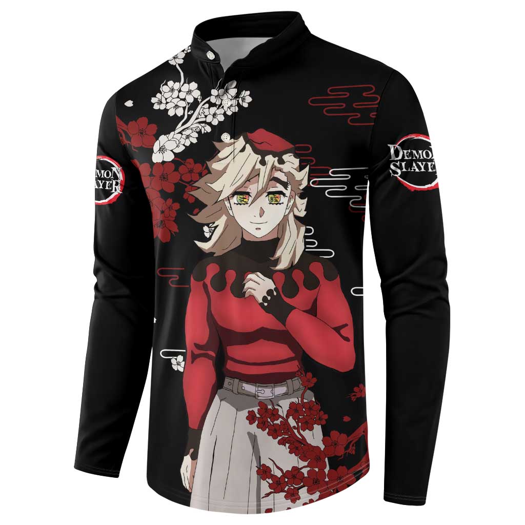 Doma - Demon Slayer Button Sweatshirt Anime Japan Style