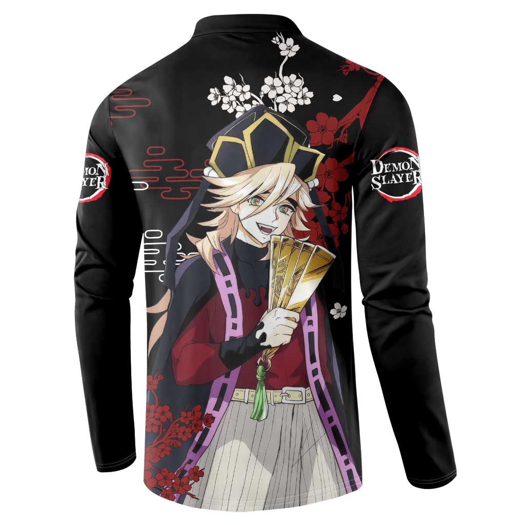 Doma - Demon Slayer Button Sweatshirt Anime Japan Style