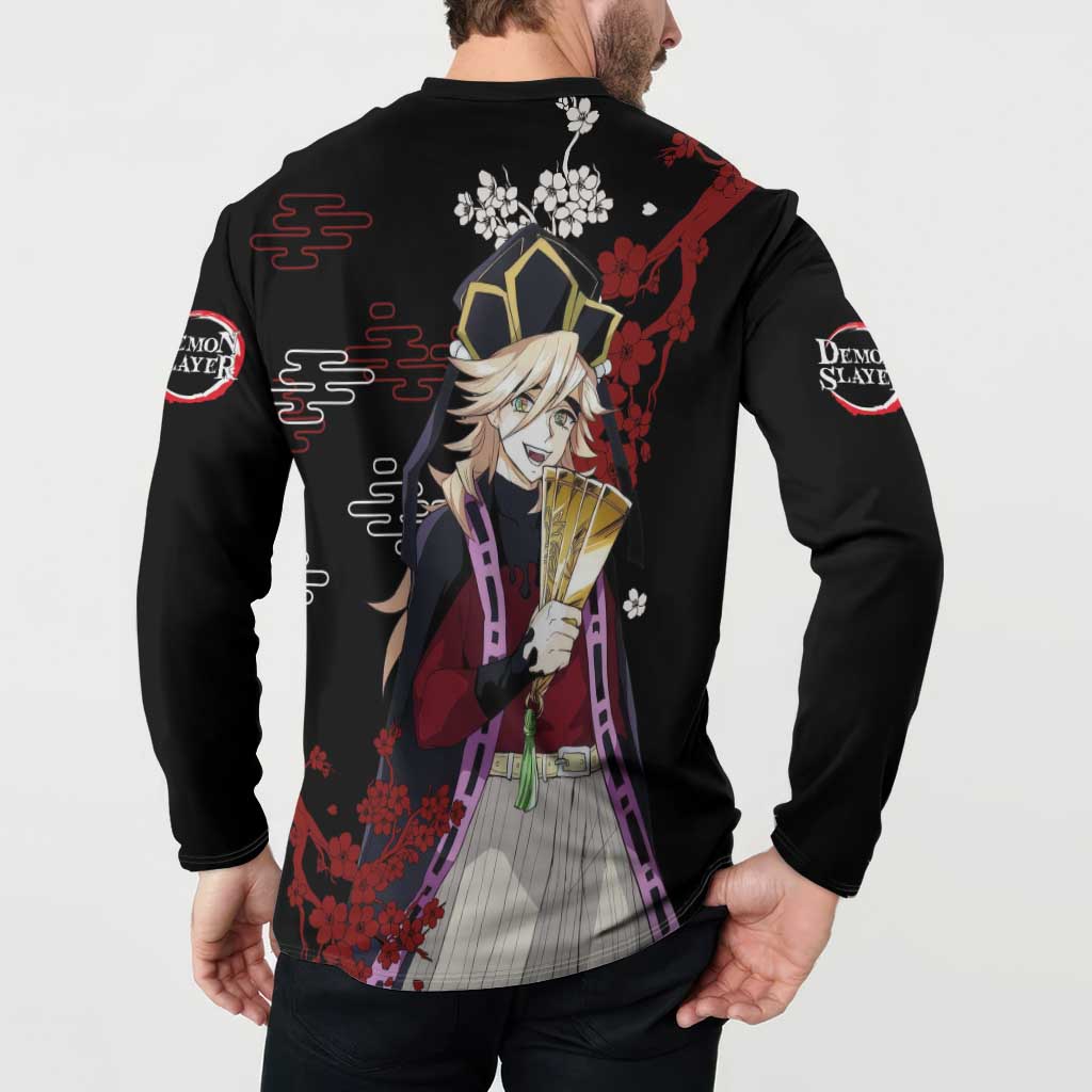 Doma - Demon Slayer Button Sweatshirt Anime Japan Style