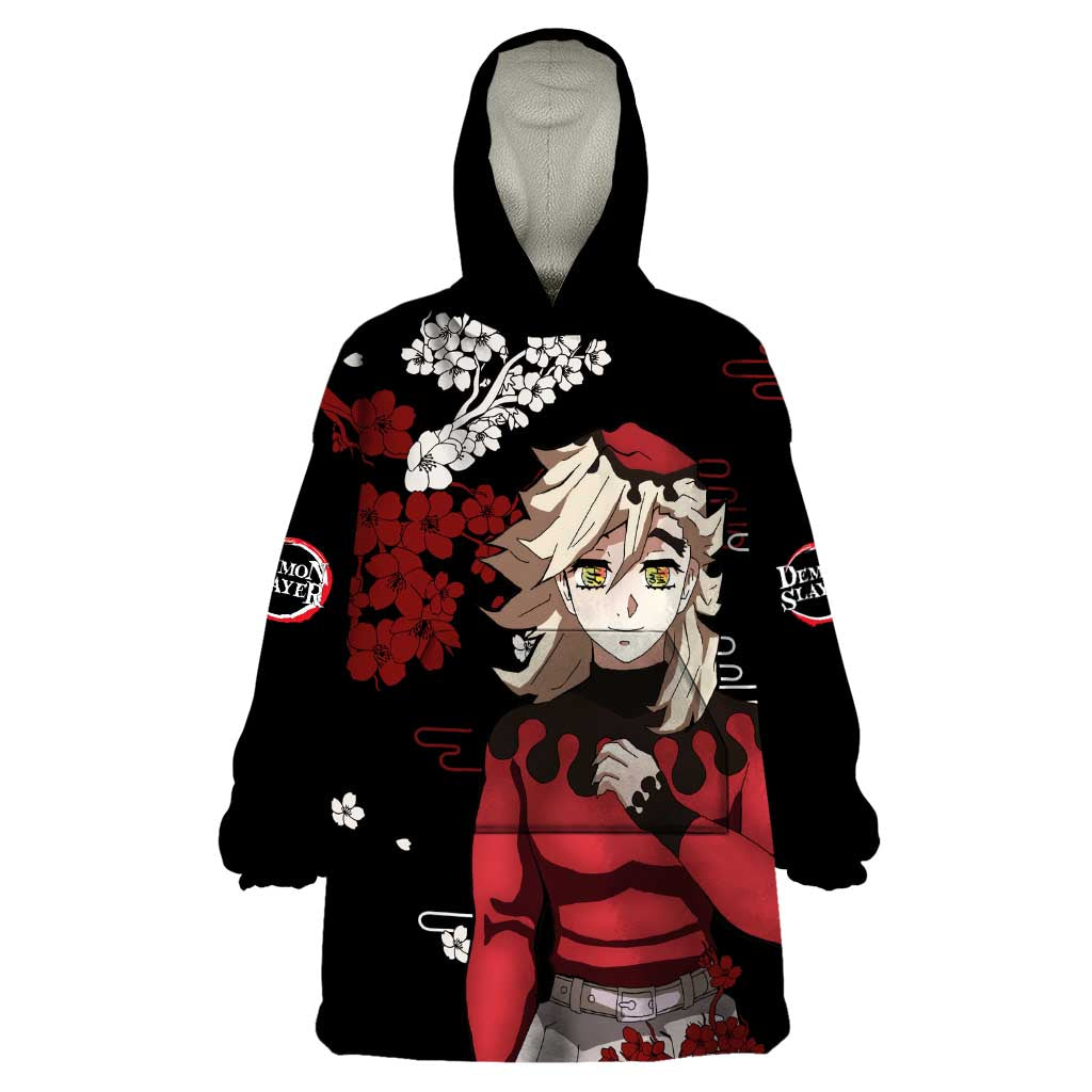 Doma - Demon Slayer Wearable Blanket Hoodie Anime Japan Style
