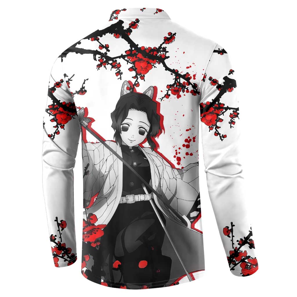 Shinobu Kocho - Demon Slayer Button Sweatshirt Anime Japan Style
