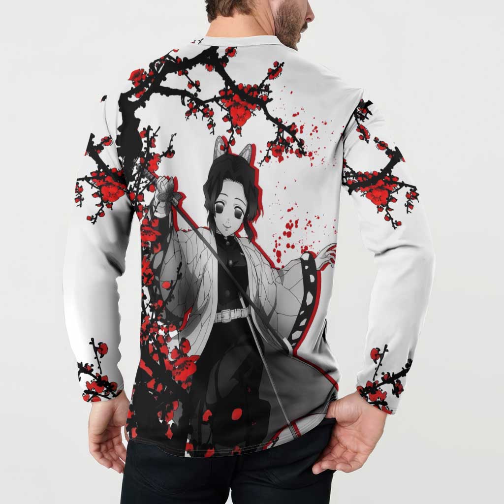 Shinobu Kocho - Demon Slayer Button Sweatshirt Anime Japan Style