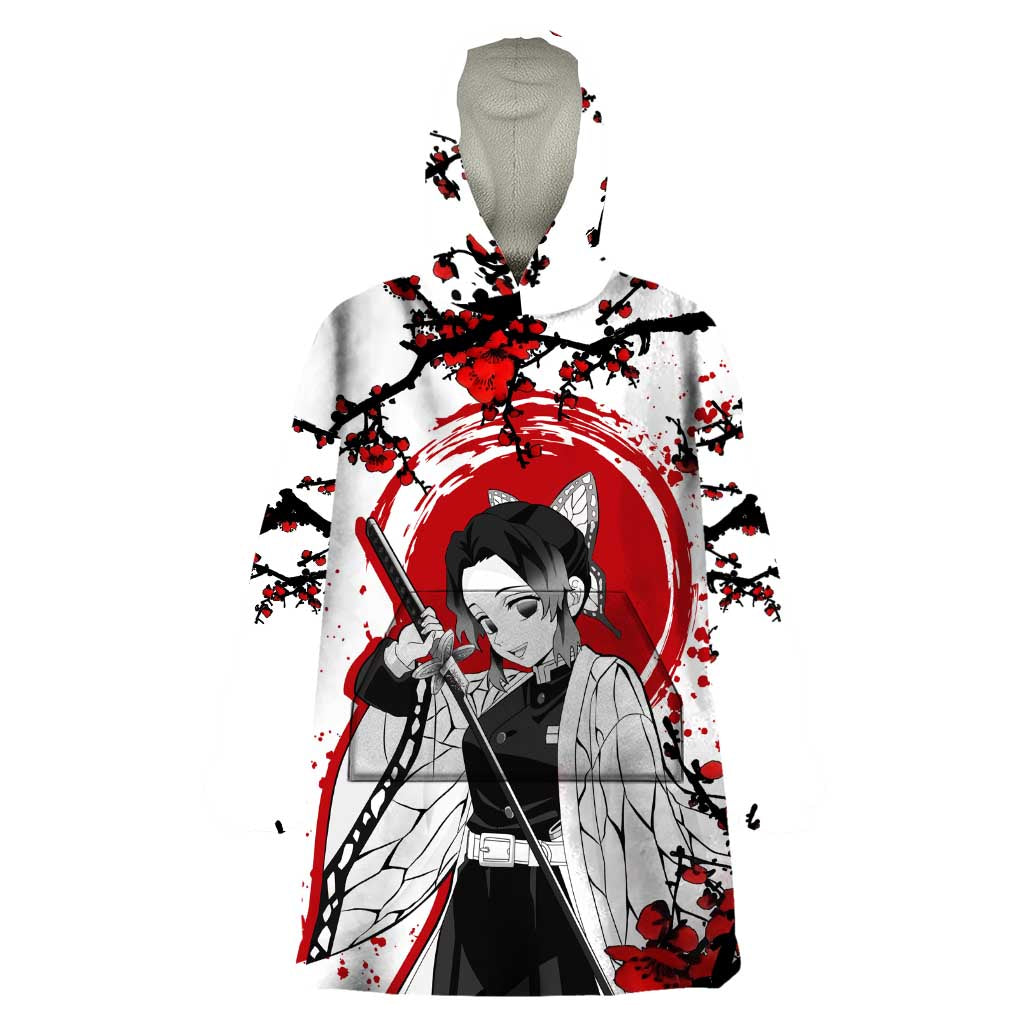 Shinobu Kocho - Demon Slayer Wearable Blanket Hoodie Anime Japan Style