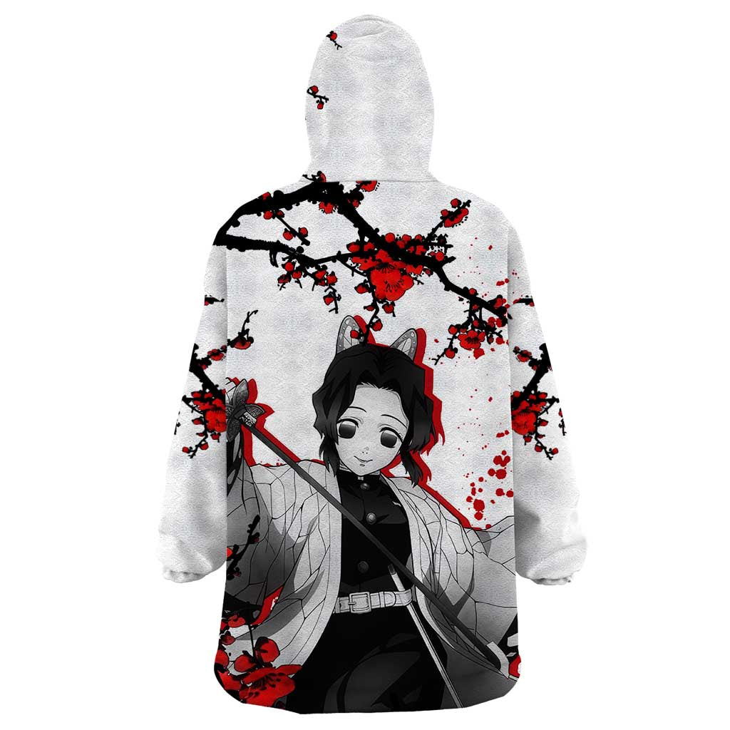 Shinobu Kocho - Demon Slayer Wearable Blanket Hoodie Anime Japan Style