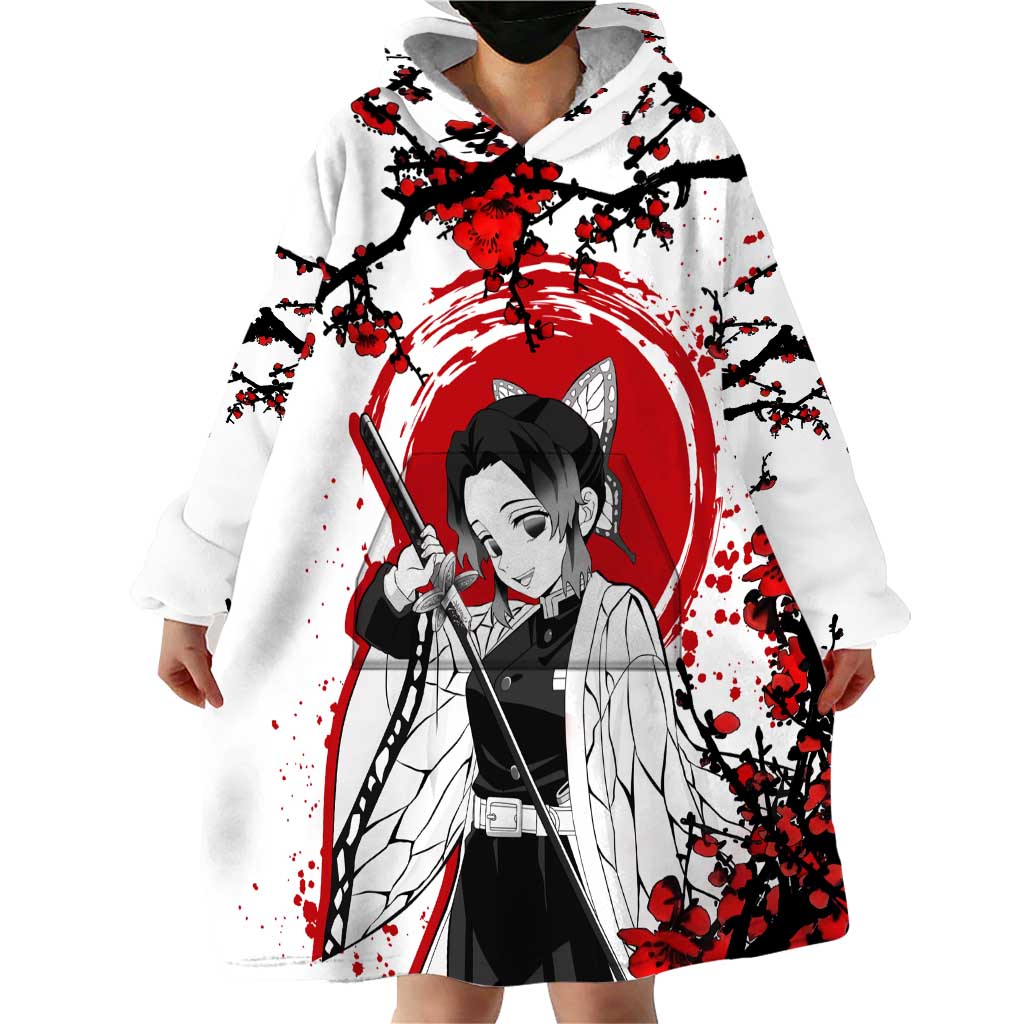 Shinobu Kocho - Demon Slayer Wearable Blanket Hoodie Anime Japan Style