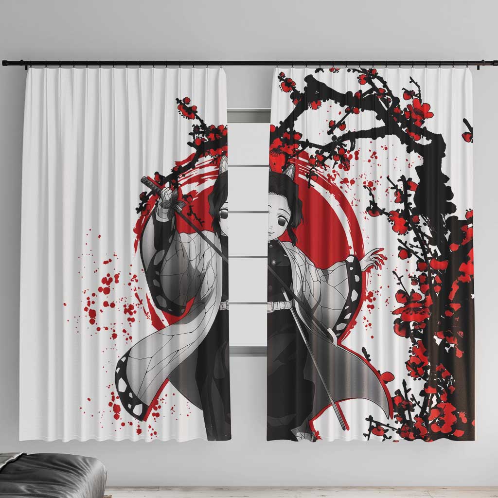 Shinobu Kocho - Demon Slayer Window Curtain Anime Japan Style