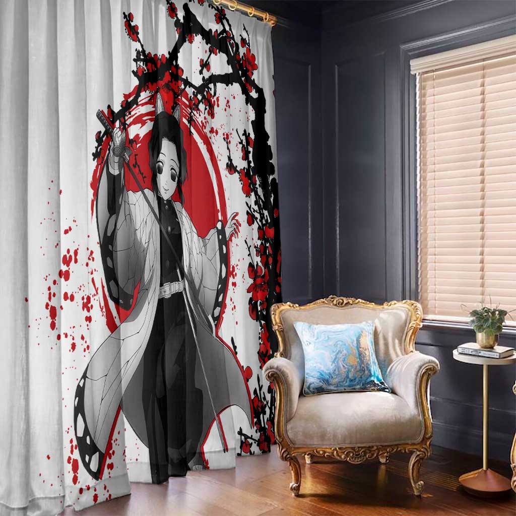 Shinobu Kocho - Demon Slayer Window Curtain Anime Japan Style