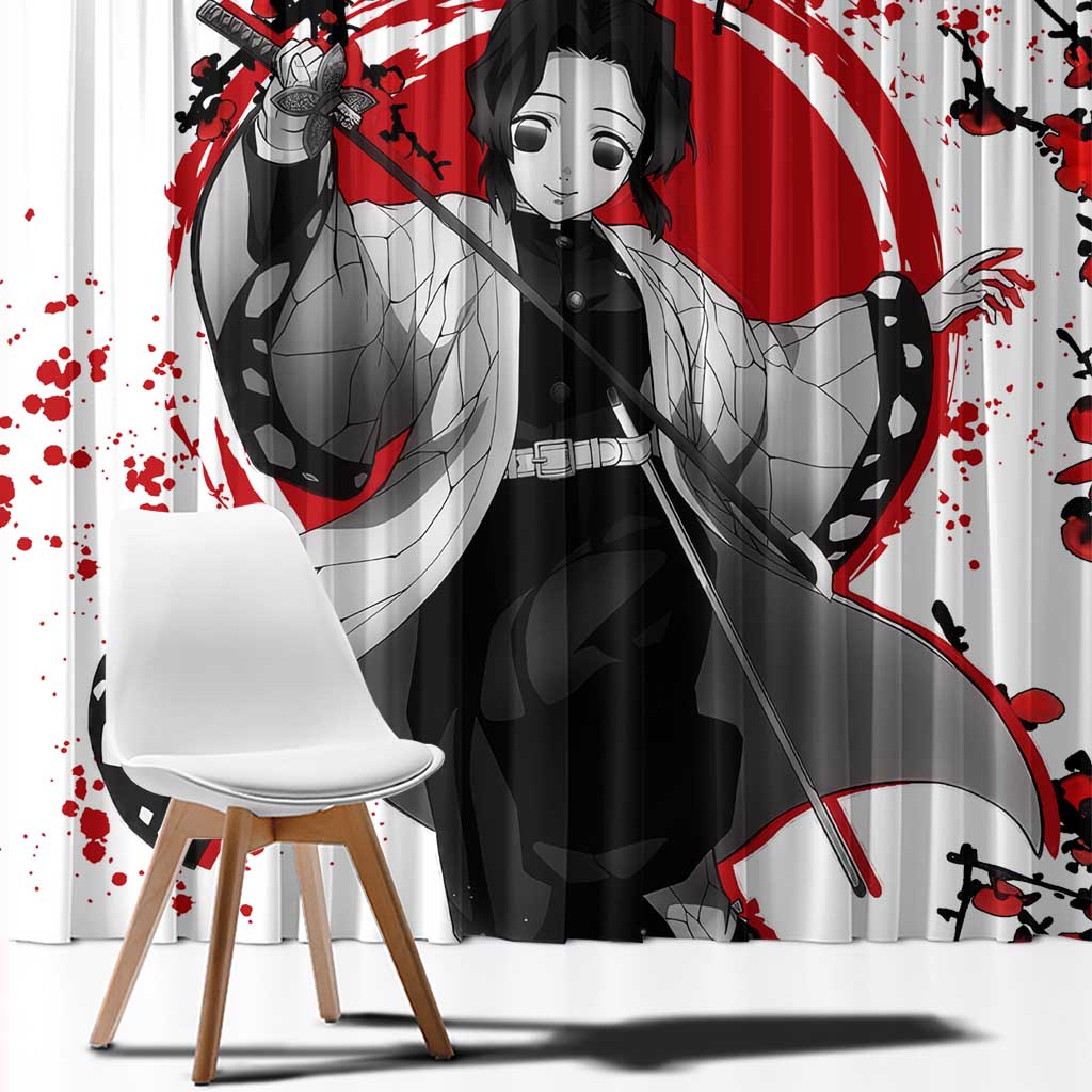 Shinobu Kocho - Demon Slayer Window Curtain Anime Japan Style