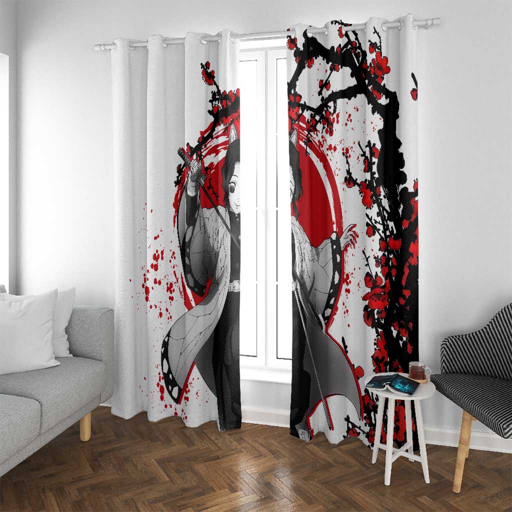 Shinobu Kocho - Demon Slayer Window Curtain Anime Japan Style