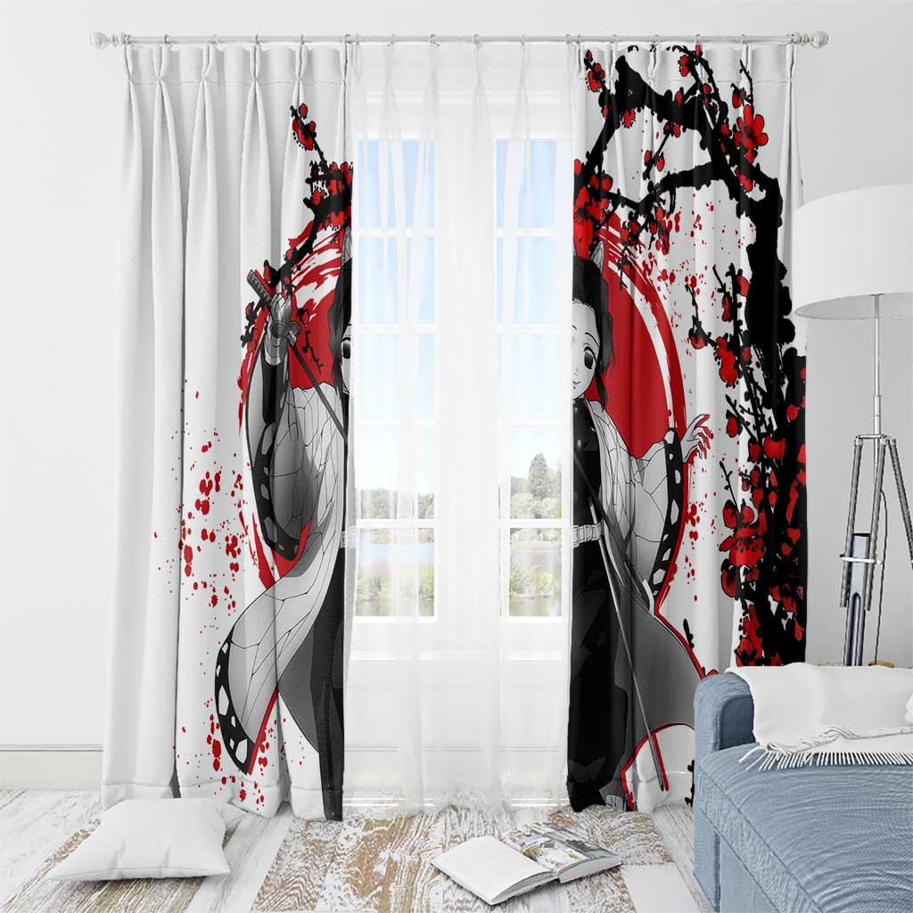 Shinobu Kocho - Demon Slayer Window Curtain Anime Japan Style