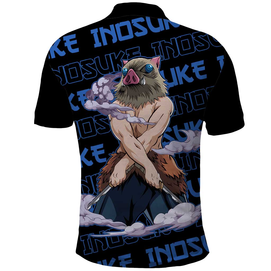Inosuke Hashibira - Demon Slayer Polo Shirt Anime Japan Style