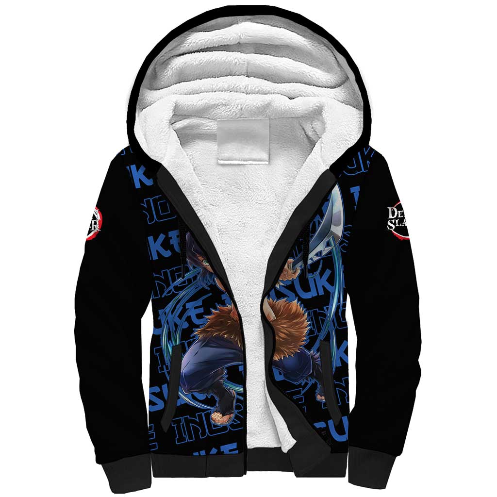 Inosuke Hashibira - Demon Slayer Sherpa Hoodie Anime Japan Style