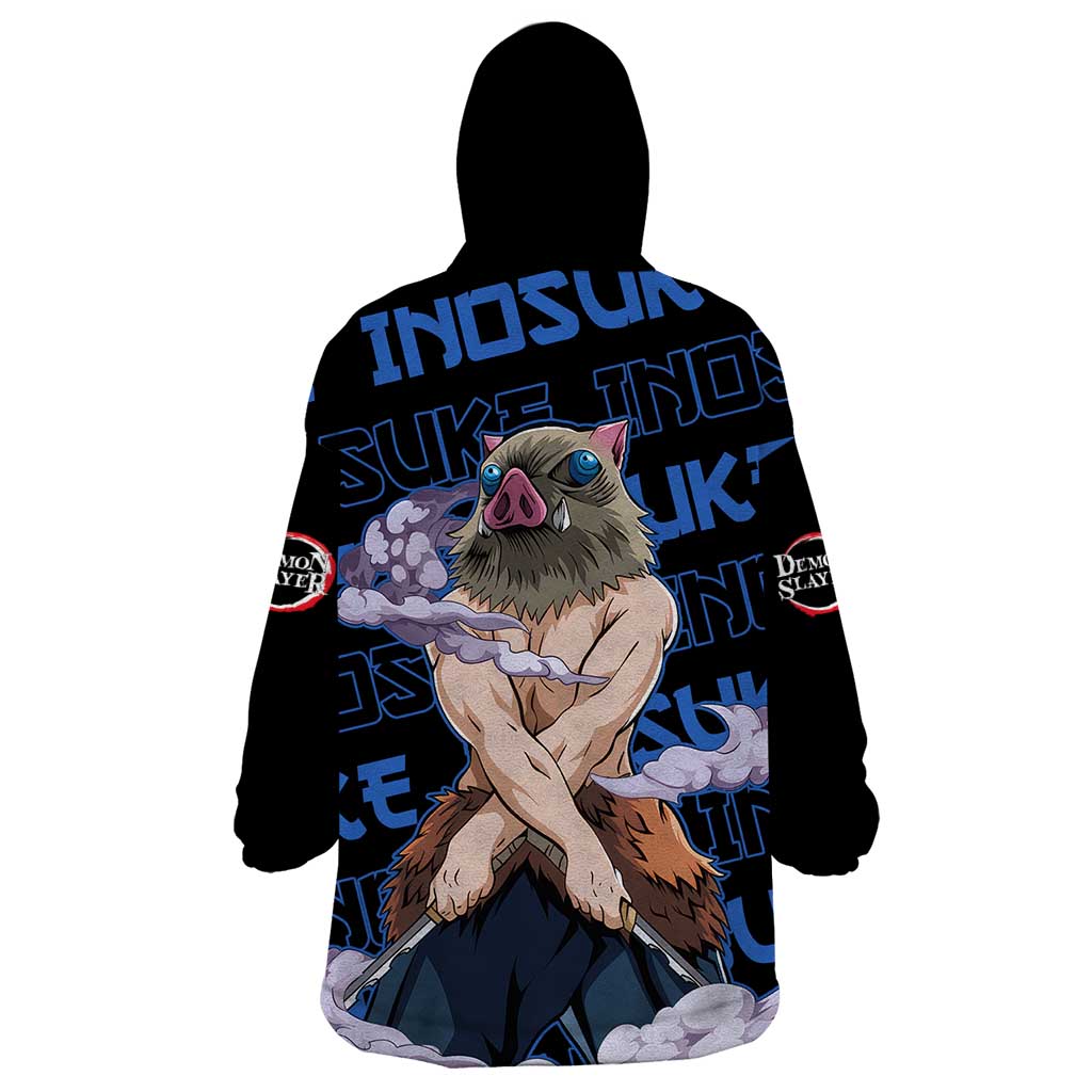 Inosuke Hashibira - Demon Slayer Wearable Blanket Hoodie Anime Japan Style