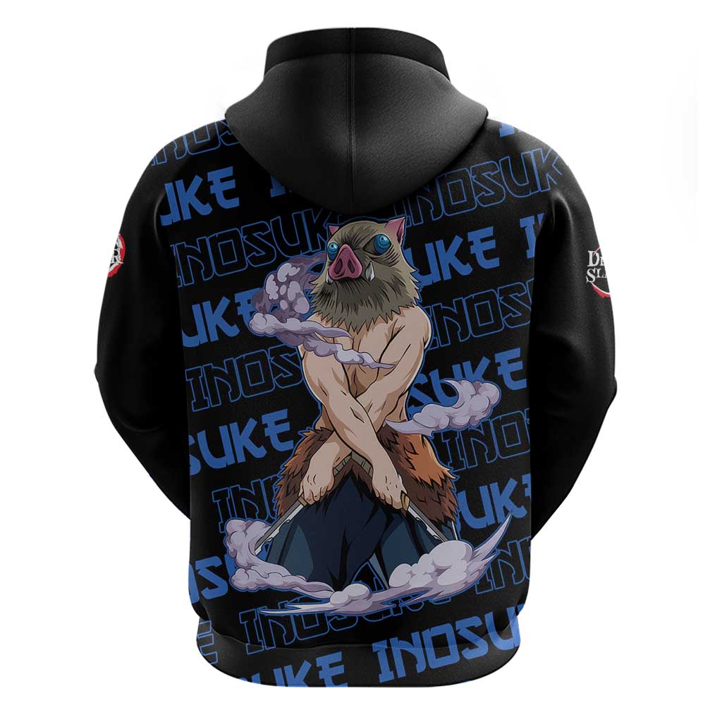 Inosuke Hashibira - Demon Slayer Zip Hoodie Anime Japan Style