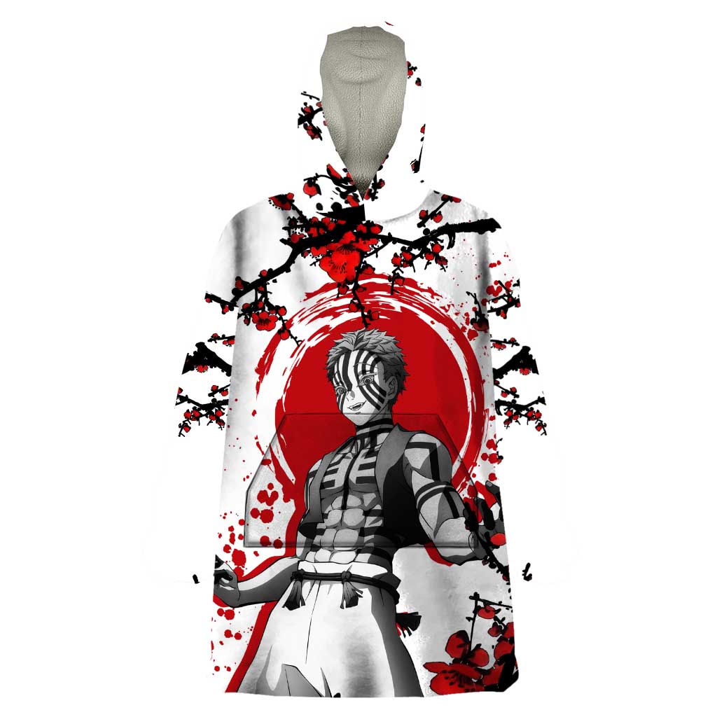 Akaza - Demon Slayer Wearable Blanket Hoodie Anime Japan Style
