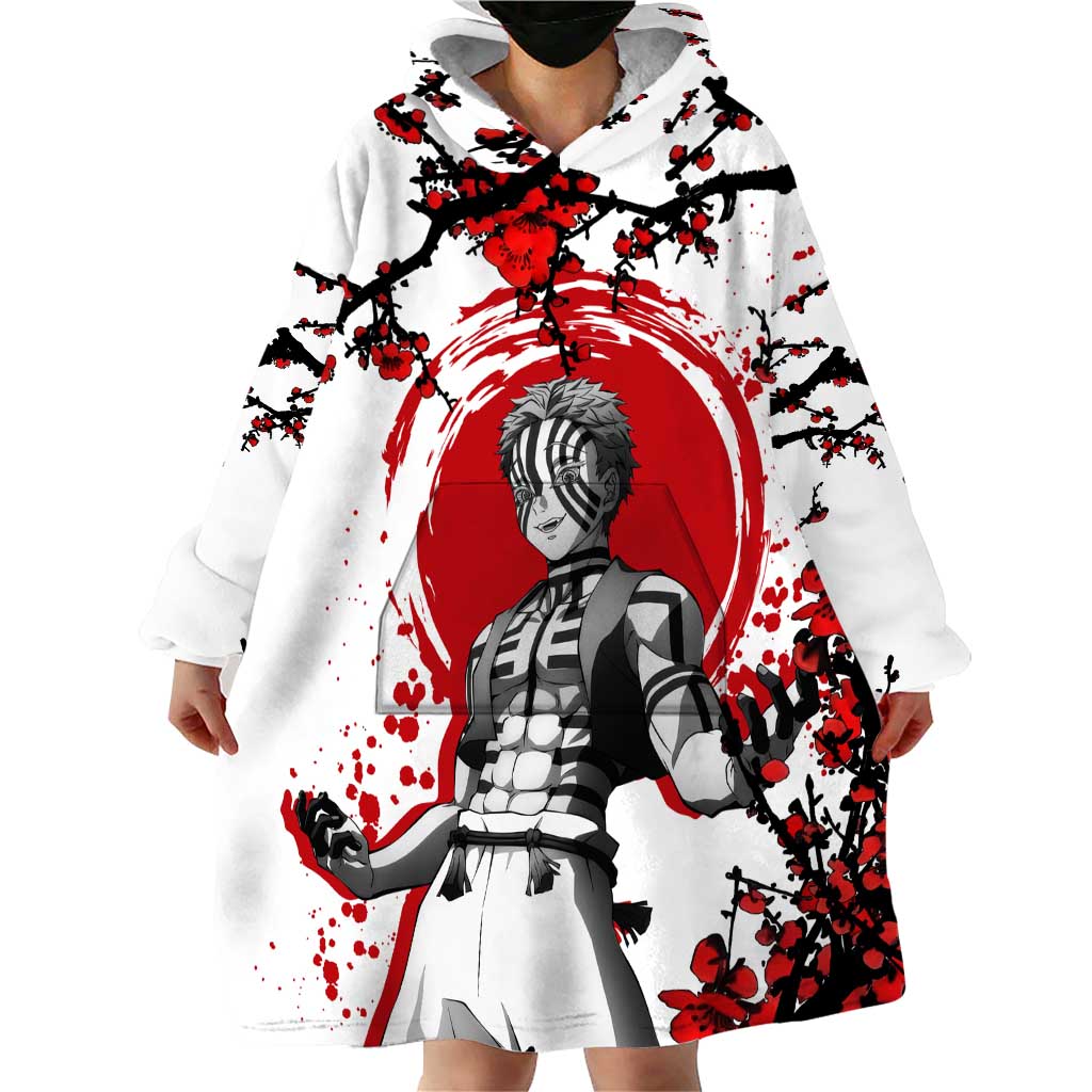 Akaza - Demon Slayer Wearable Blanket Hoodie Anime Japan Style