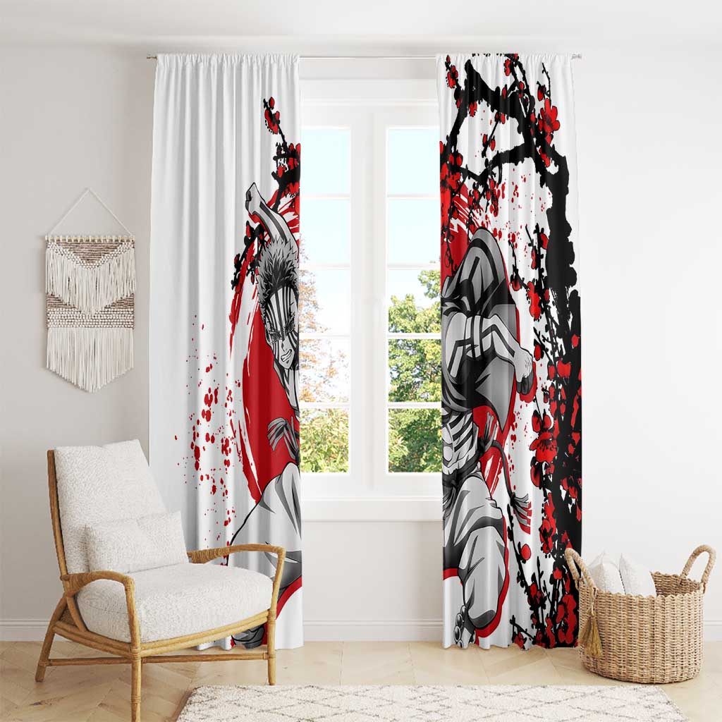Akaza - Demon Slayer Window Curtain Anime Japan Style