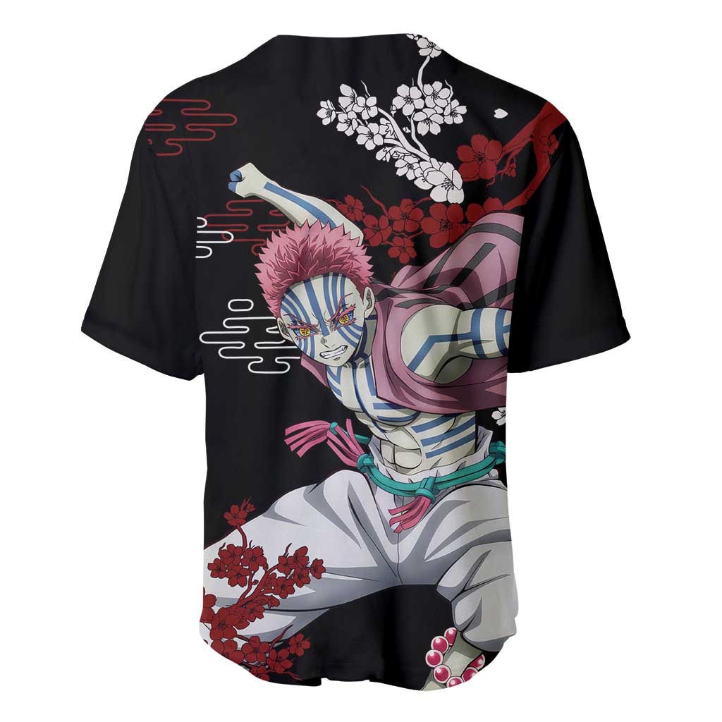 Akaza - Demon Slayer Baseball Jersey Anime Japan Style