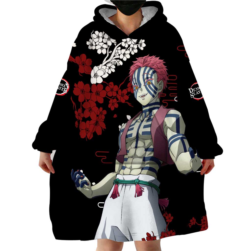Akaza - Demon Slayer Wearable Blanket Hoodie Anime Japan Style