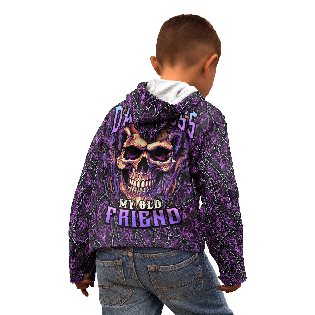 skull-kid-hoodie-hello-darkness-my-old-friend-horror-seamless-pattern-purple