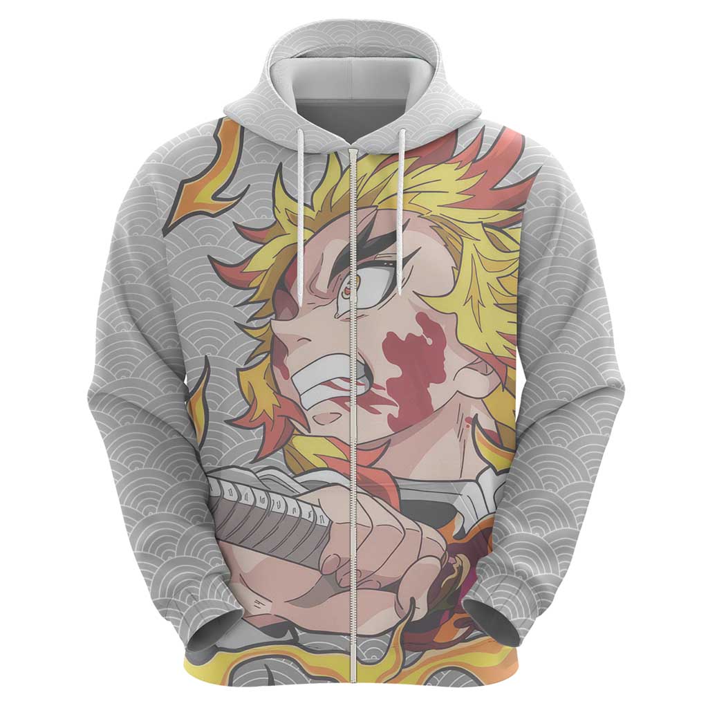 Rengoku Kyojuro - Demon Slayer Hoodie Anime Style