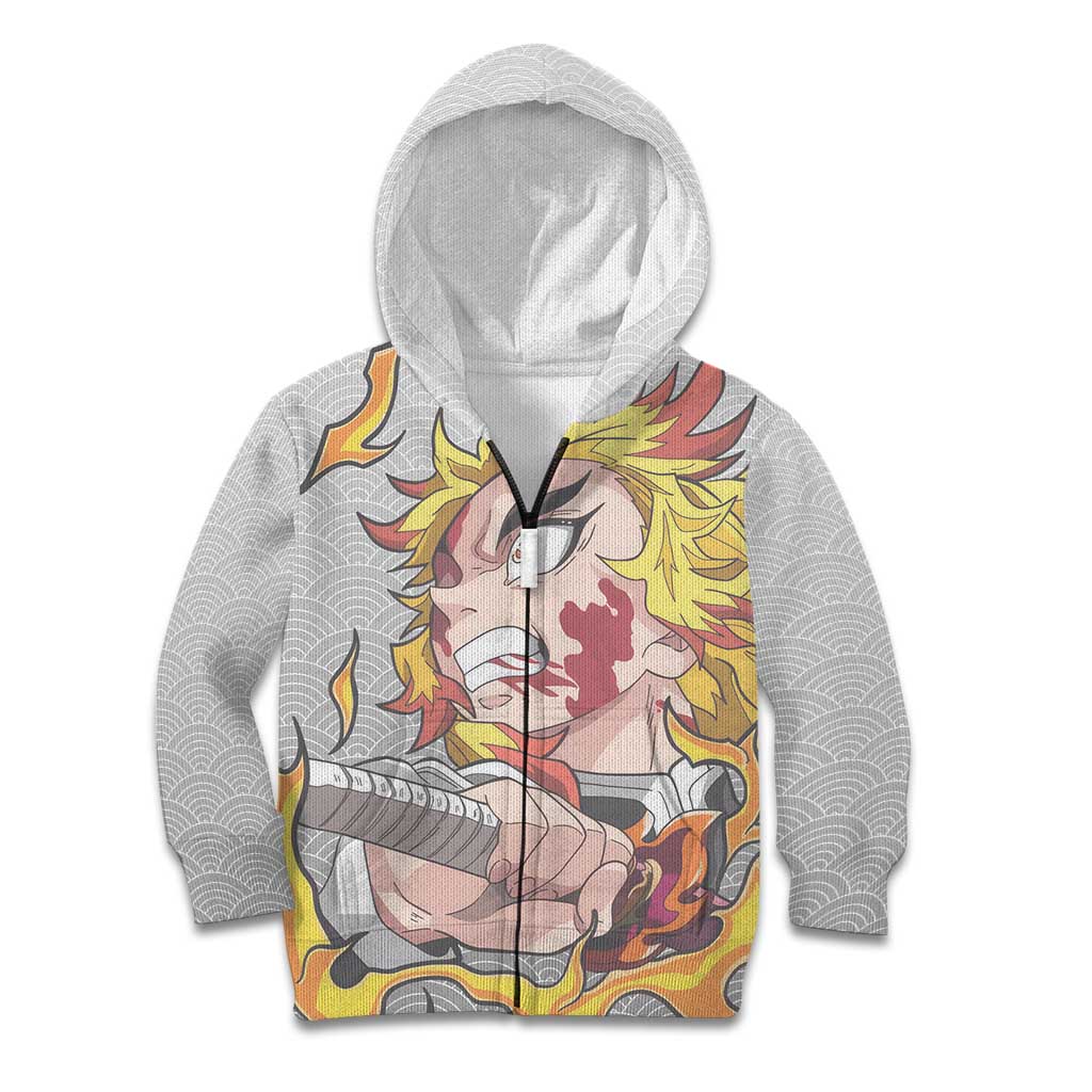 Rengoku Kyojuro - Demon Slayer Kid Hoodie Anime Style