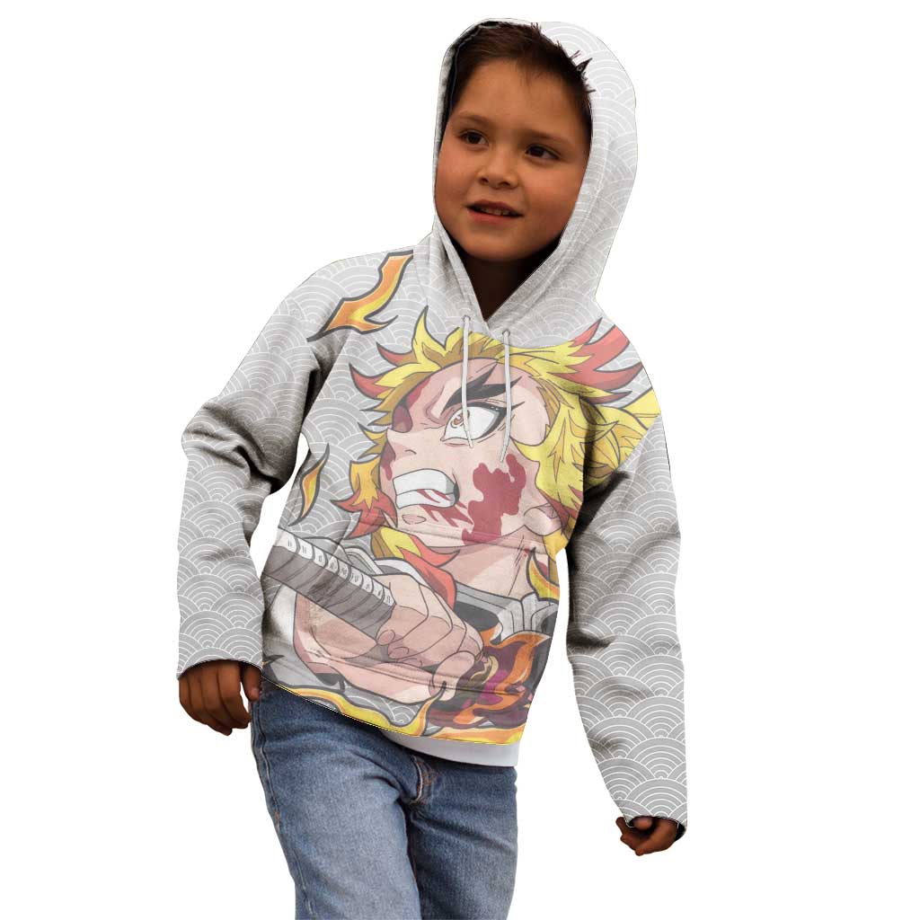 Rengoku Kyojuro - Demon Slayer Kid Hoodie Anime Style