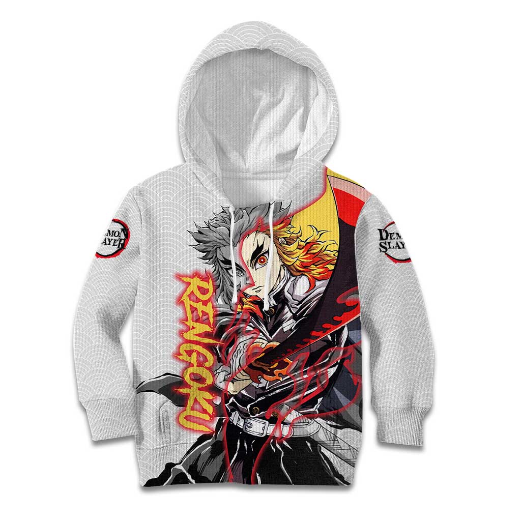 Rengoku Kyojuro - Demon Slayer Kid Hoodie Anime Style