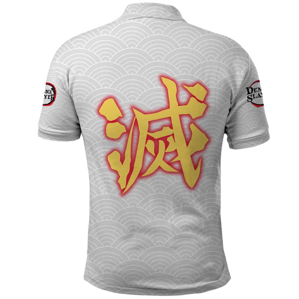 Rengoku Kyojuro - Demon Slayer Polo Shirt Anime Style
